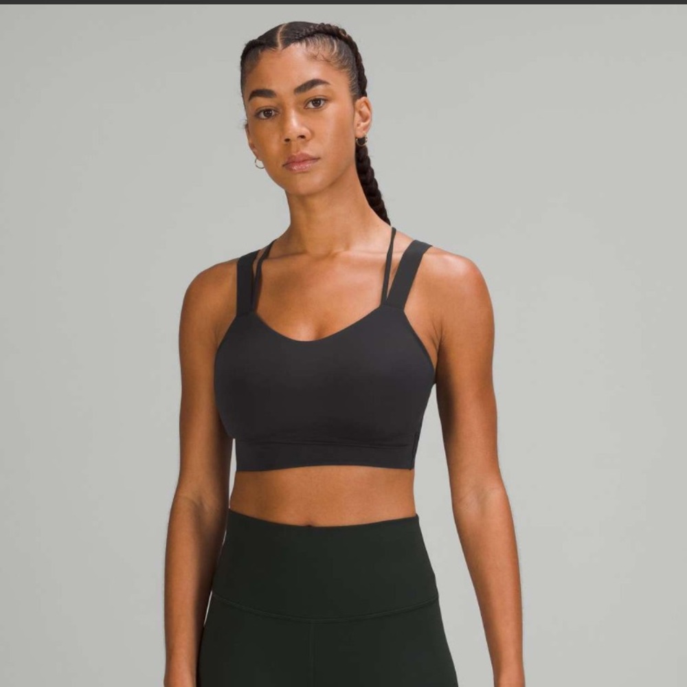 lululemon athletica Black Sports Bra Size 10